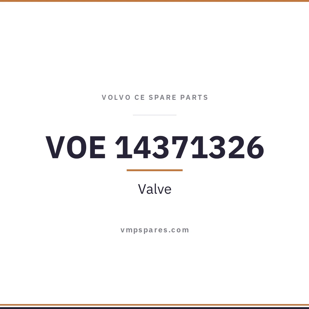 VOE 14371326 – Valve