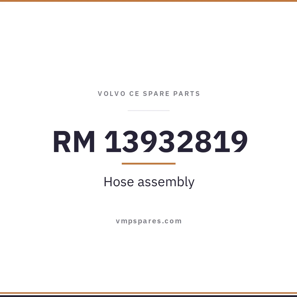 RM 13932819 – Hose assembly