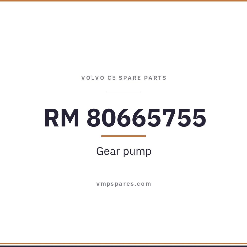 RM 80665755 – Gear pump