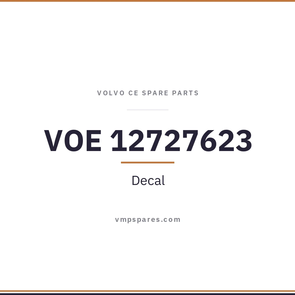 VOE 12727623 – Decal
