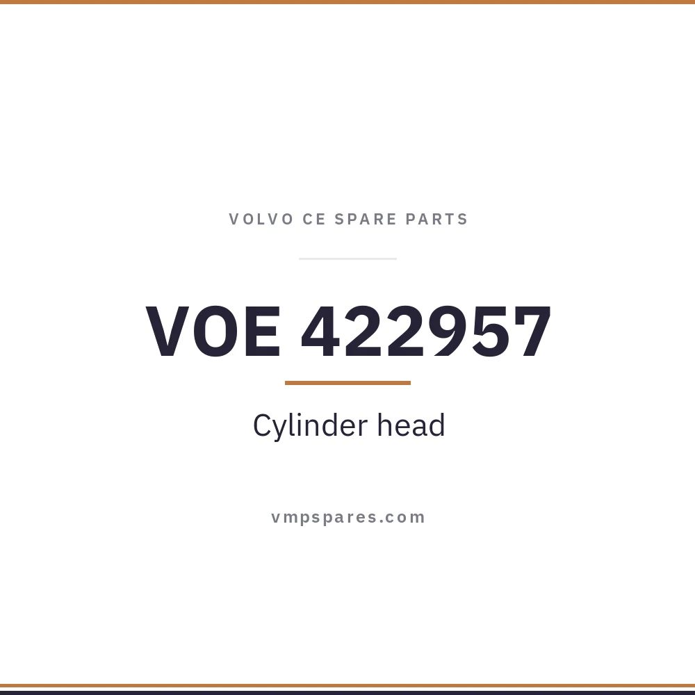 VOE 422957 – Cylinder head