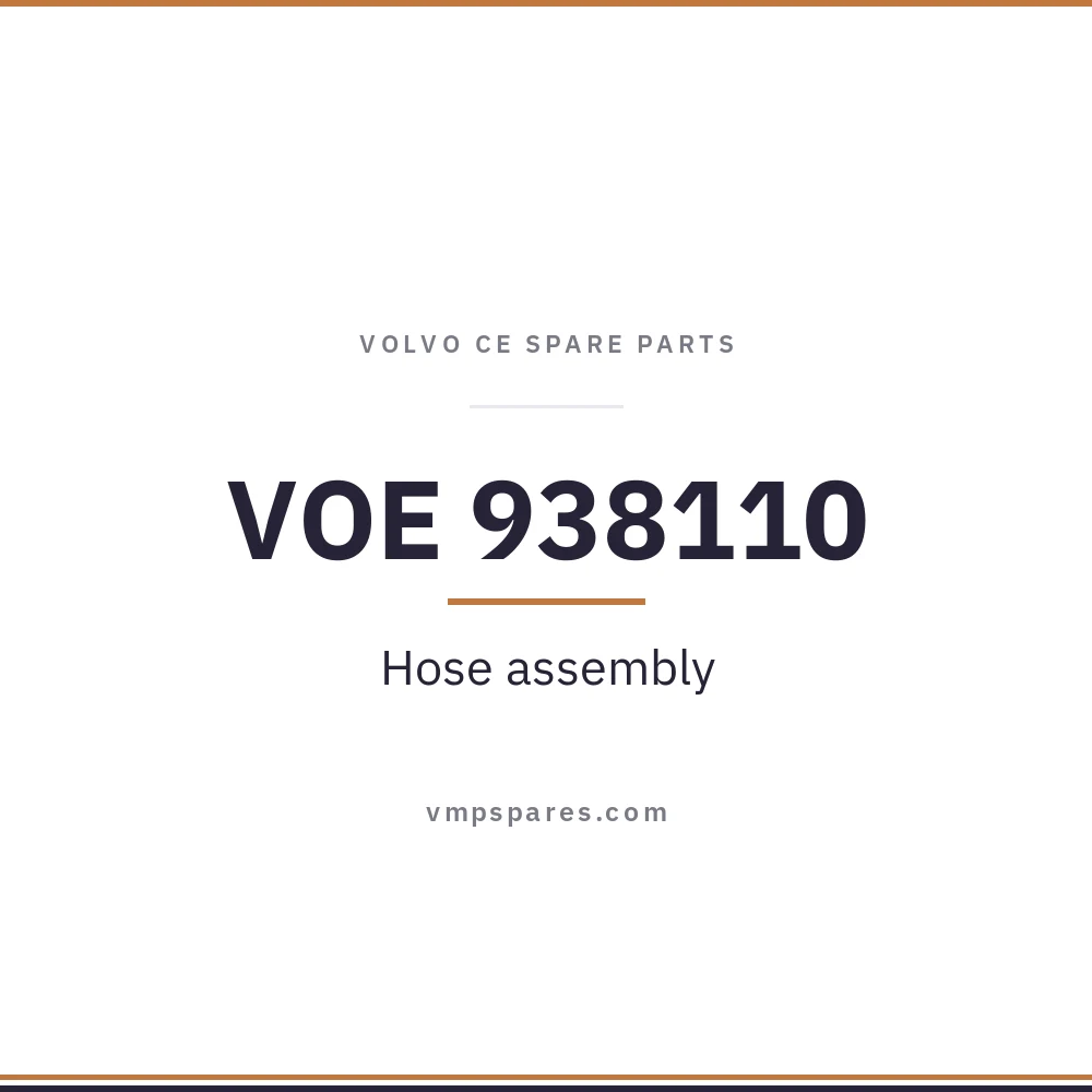 VOE 938110 – Hose assembly