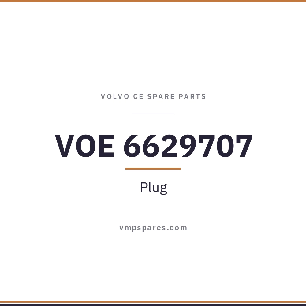 VOE 6629707 – Plug