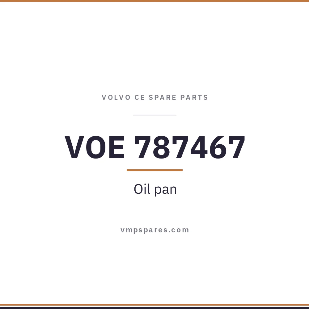 VOE 787467 – Oil pan
