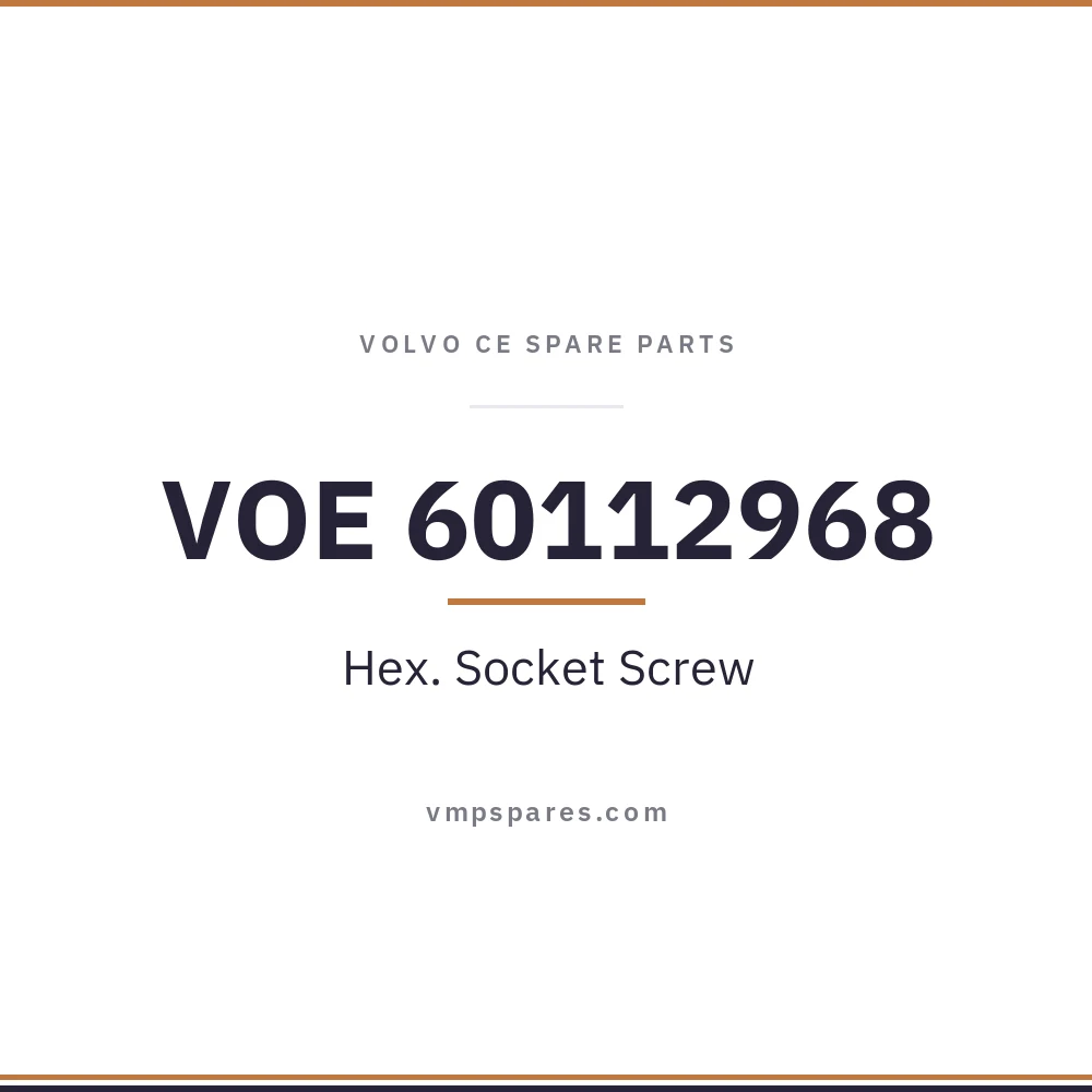 VOE 60112968 – Hex. Socket Screw