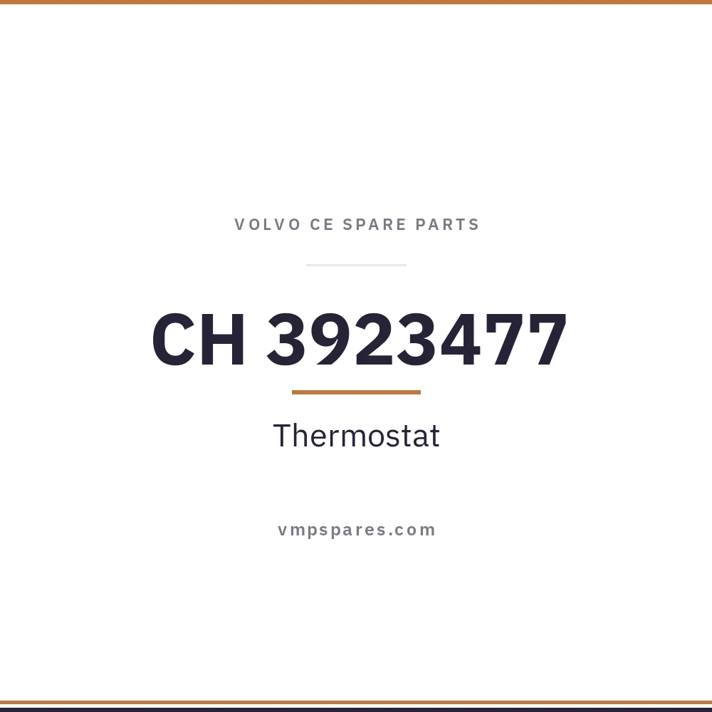 CH 3923477 – Thermostat