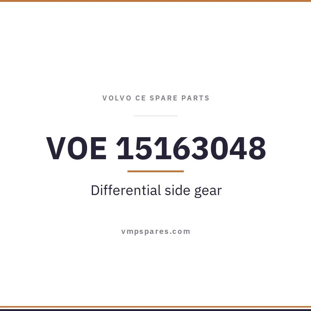 VOE 15163048 – Differential side gear