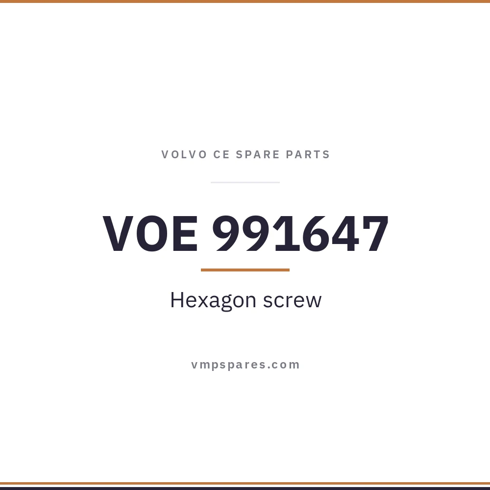VOE 991647 – Hexagon screw