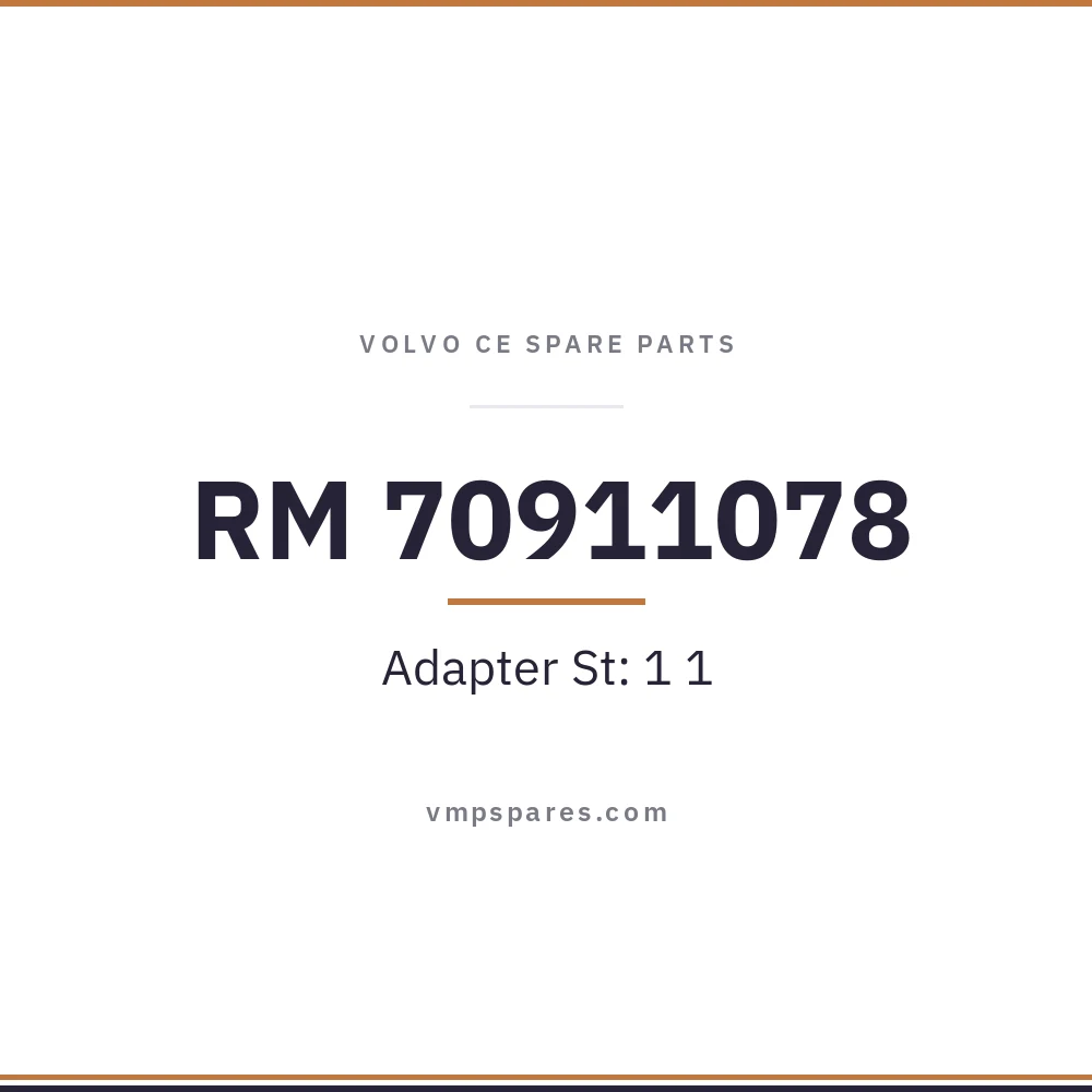RM 70911078 – Adapter St: 1 1
