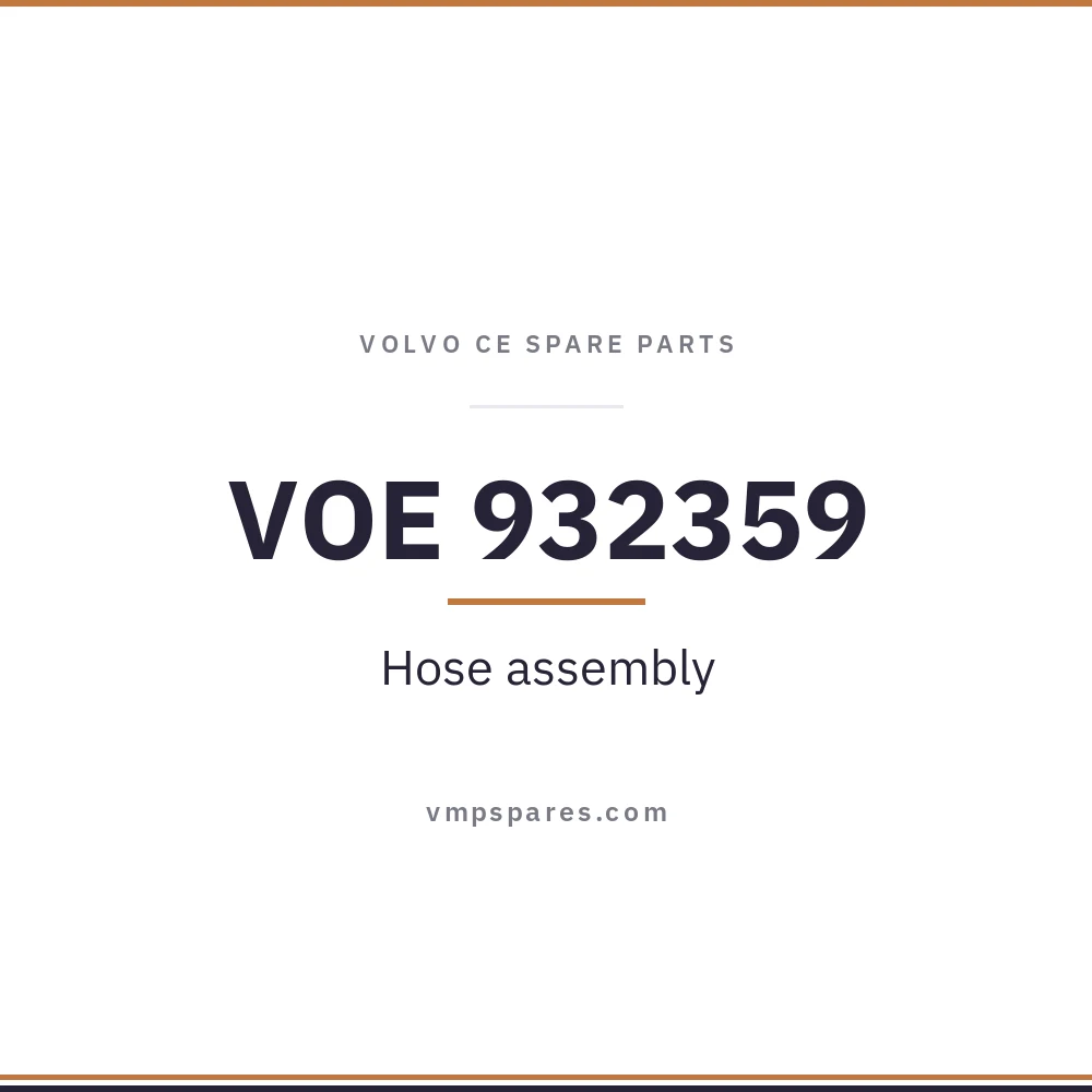 VOE 932359 – Hose assembly