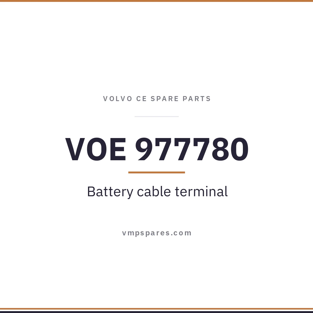 VOE 977780 – Battery cable terminal