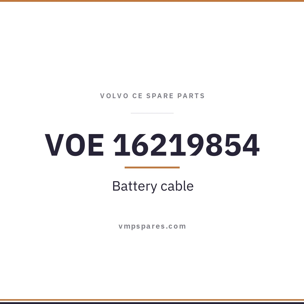 VOE 16219854 – Battery cable