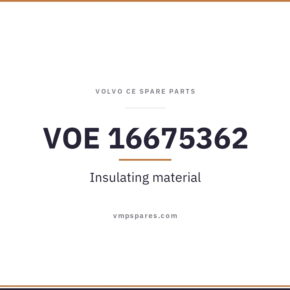 VOE 16675362 – Insulating material
