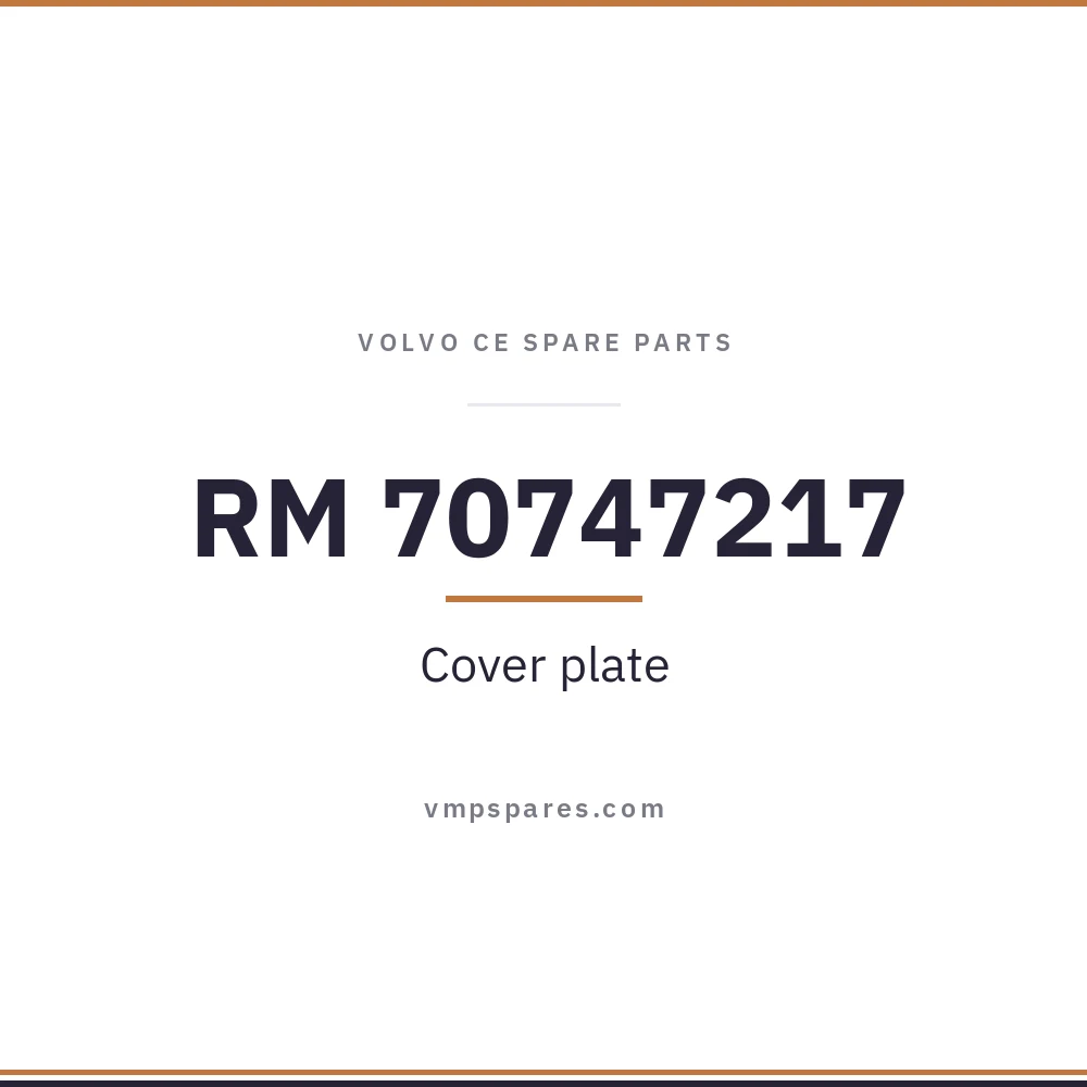 RM 70747217 – Cover plate