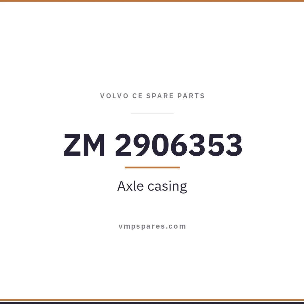ZM 2906353 – Axle casing