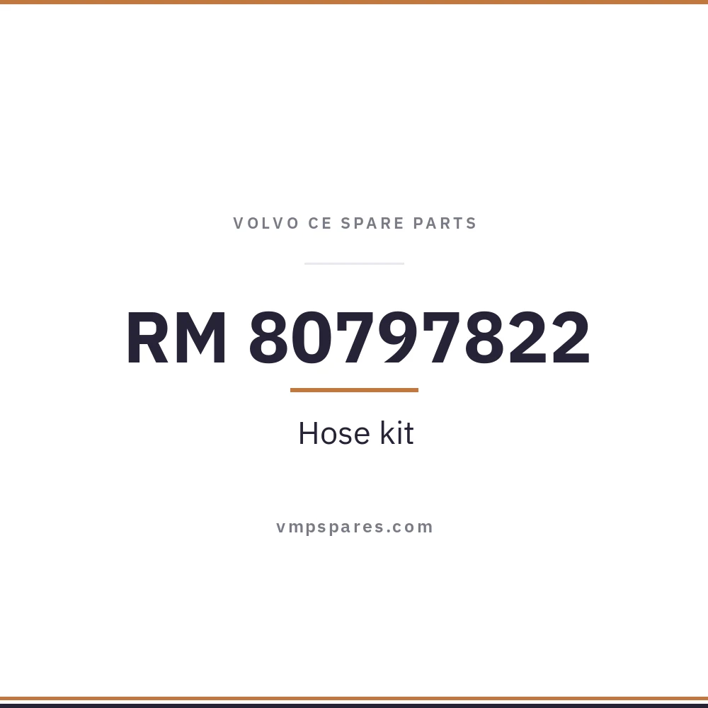 RM 80797822 – Hose kit