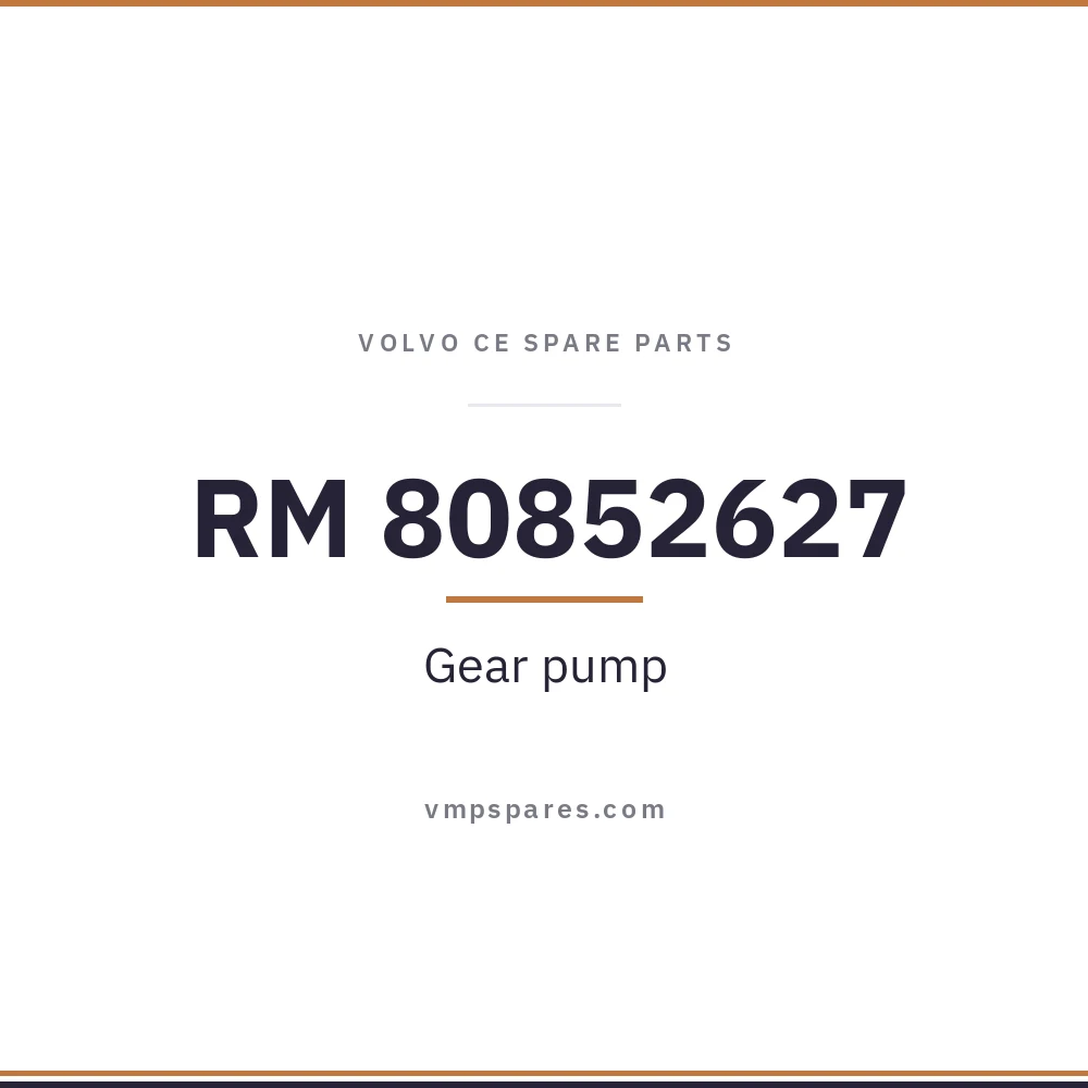 RM 80852627 – Gear pump