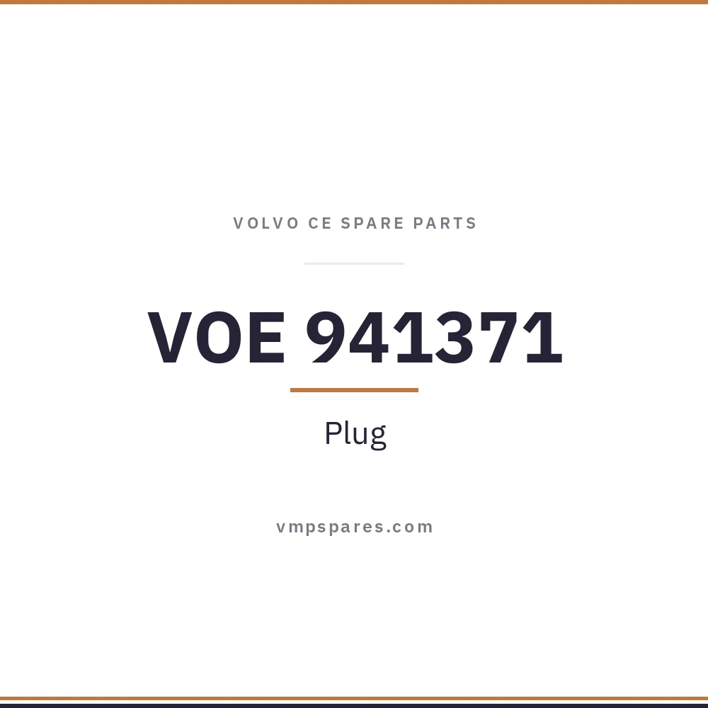 VOE 941371 – Plug