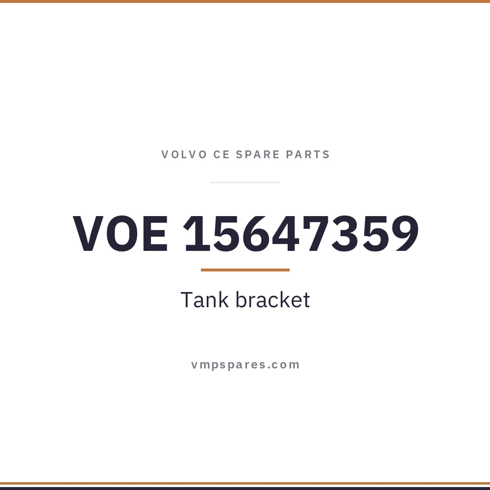 VOE 15647359 – Tank bracket
