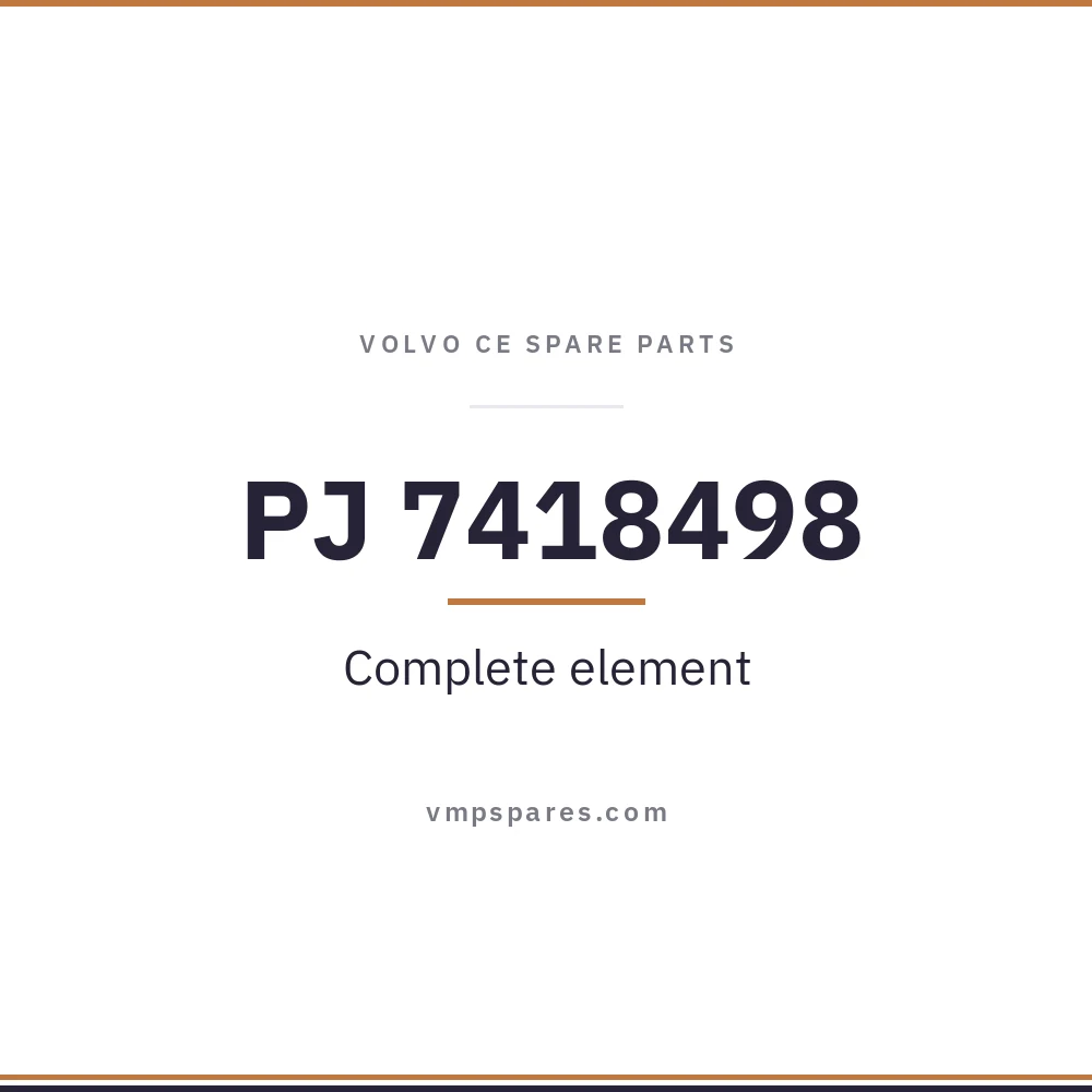 PJ 7418498 – Complete element