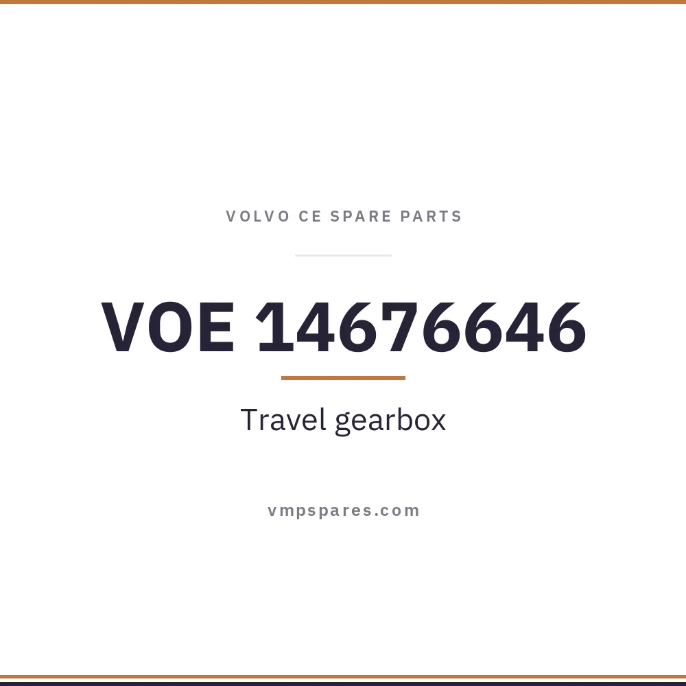 VOE 14676646 – Travel gearbox