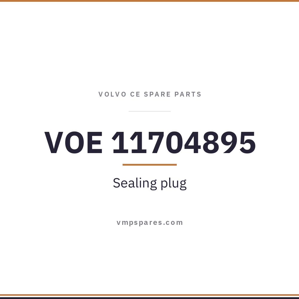VOE 11704895 – Sealing plug