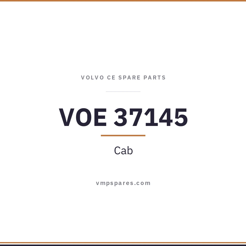 VOE 37145 – Cab