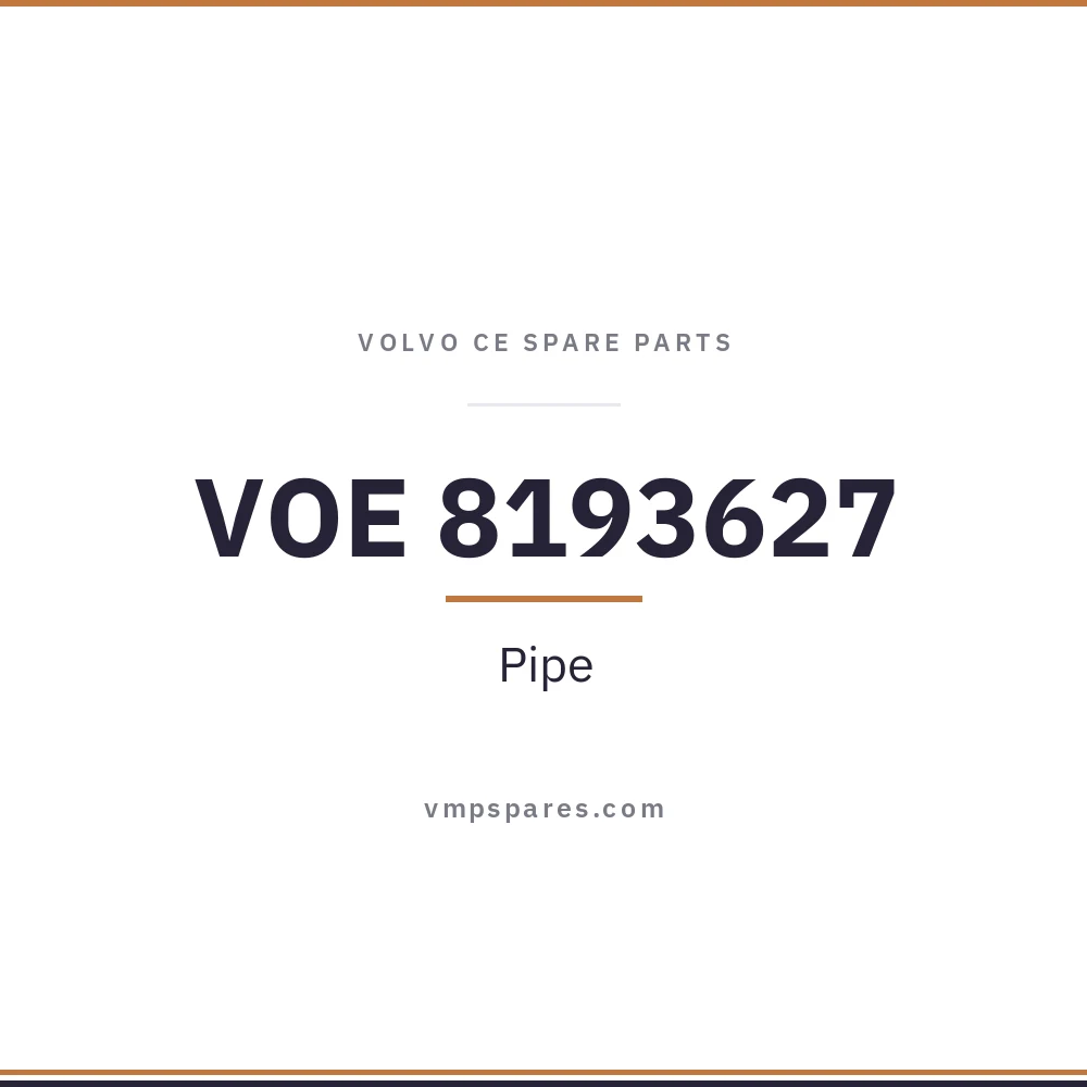 VOE 8193627 – Pipe