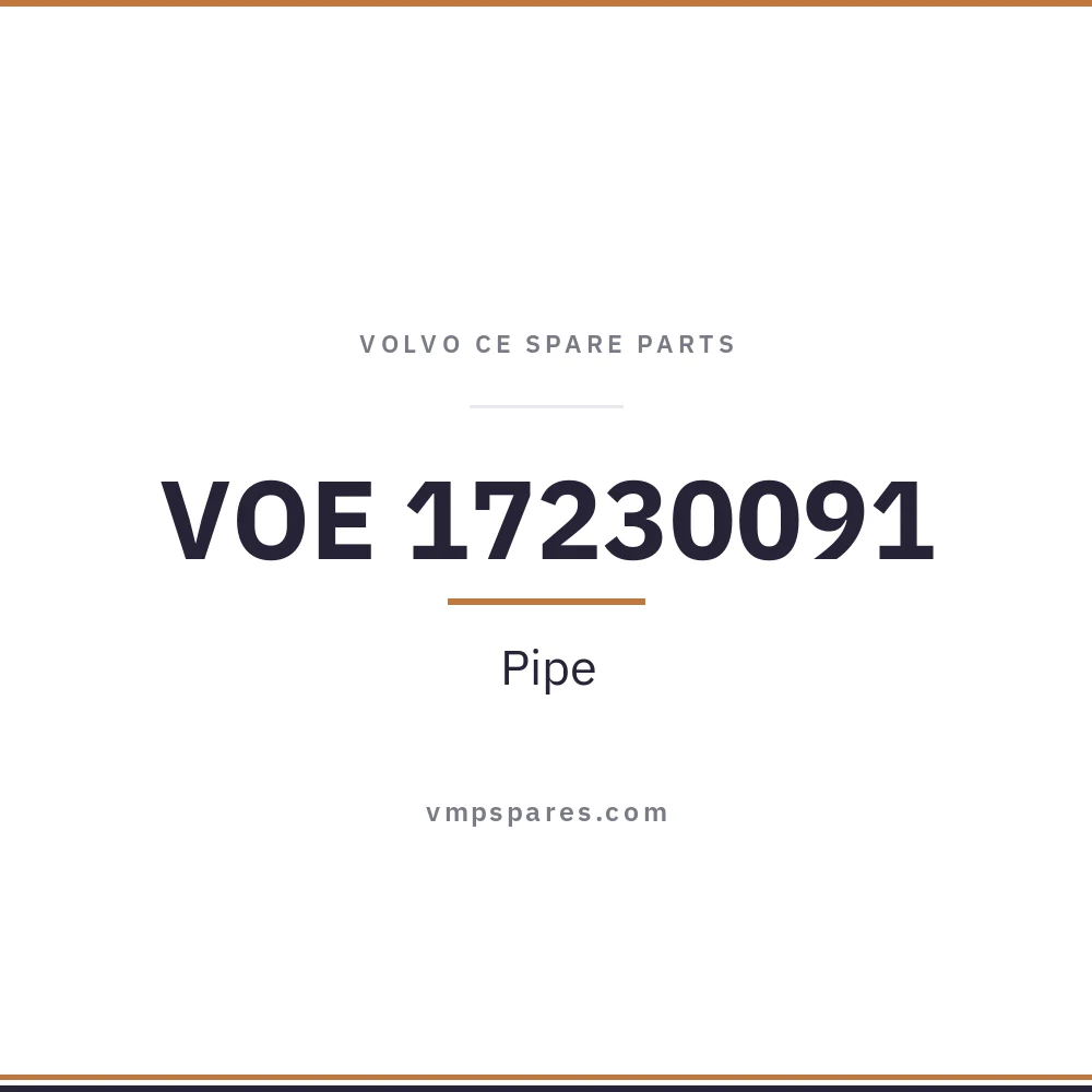 VOE 17230091 – Pipe