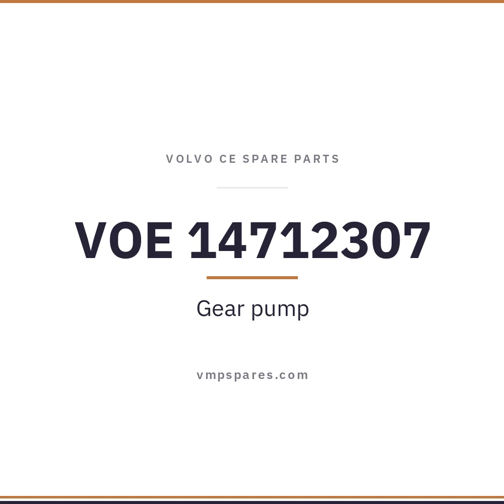 VOE 14712307 – Gear pump