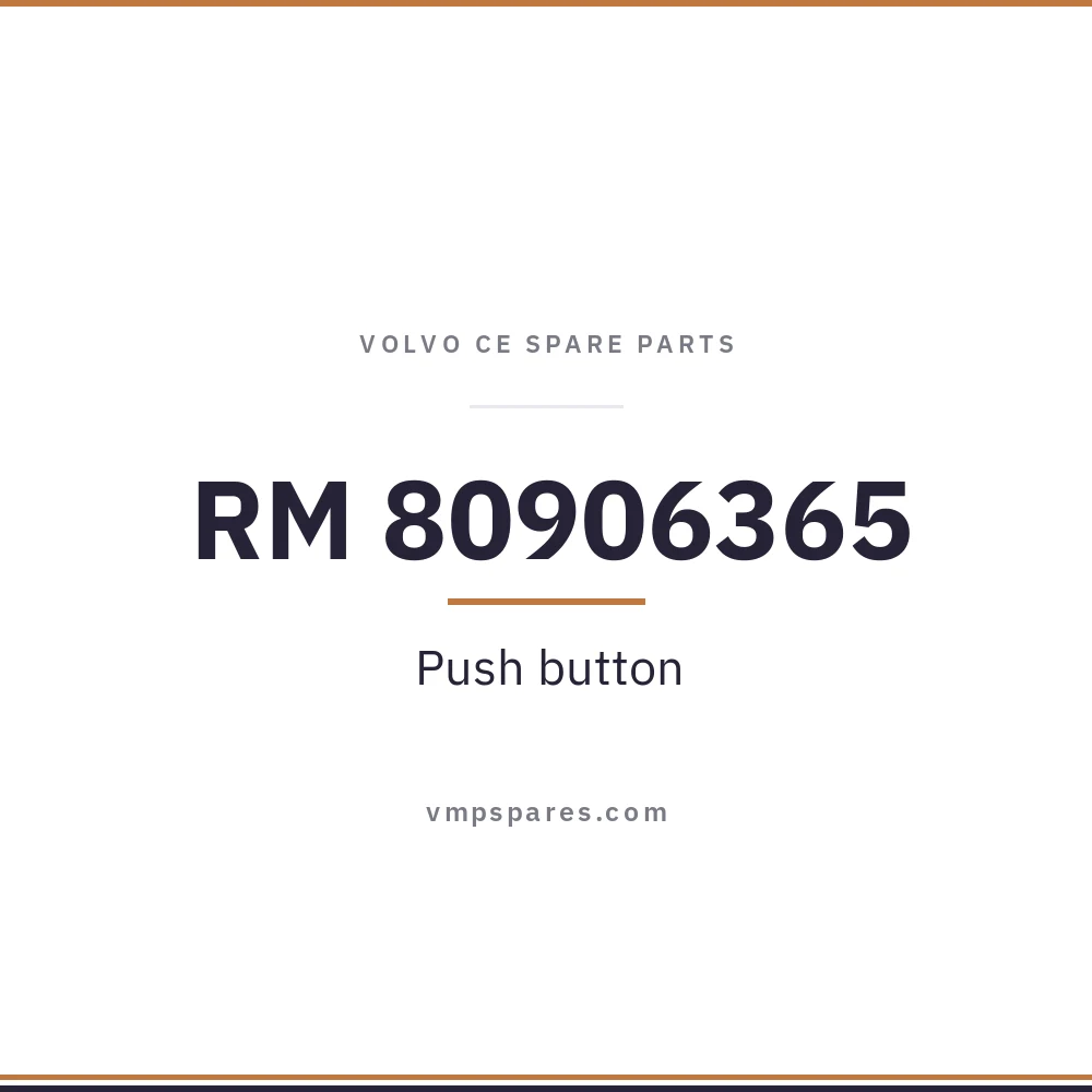 RM 80906365 – Push button
