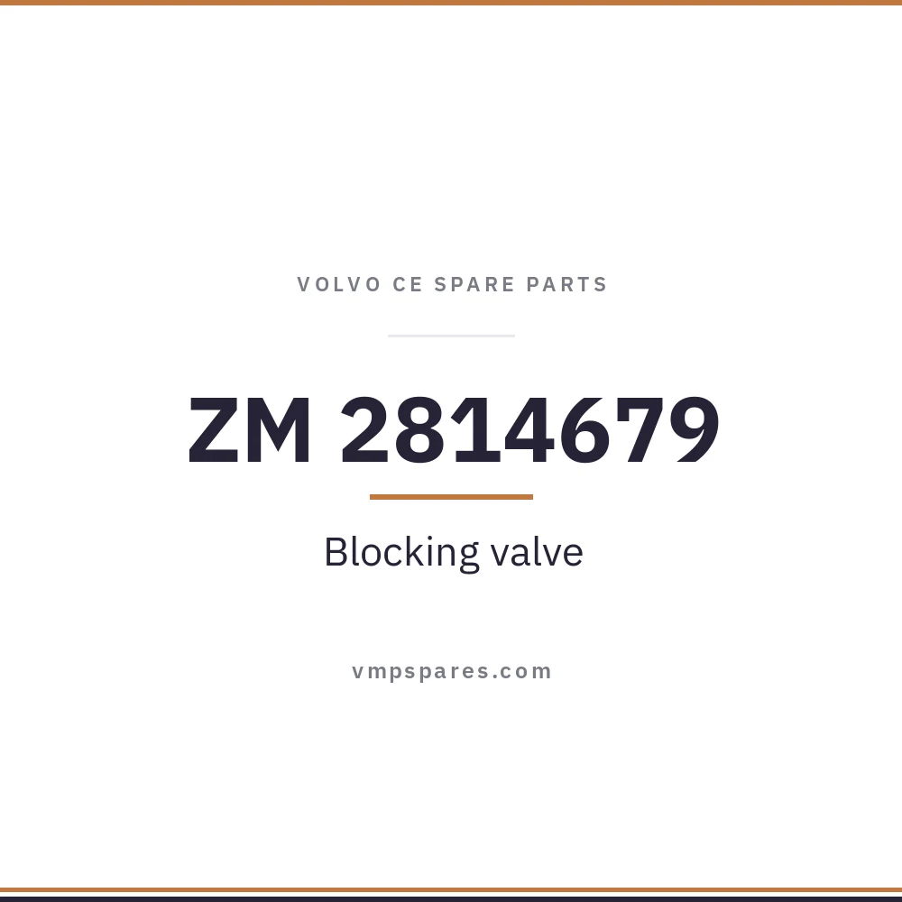 ZM 2814679 – Blocking valve