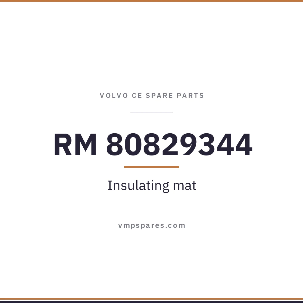 RM 80829344 – Insulating mat