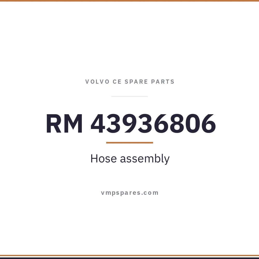RM 43936806 – Hose assembly