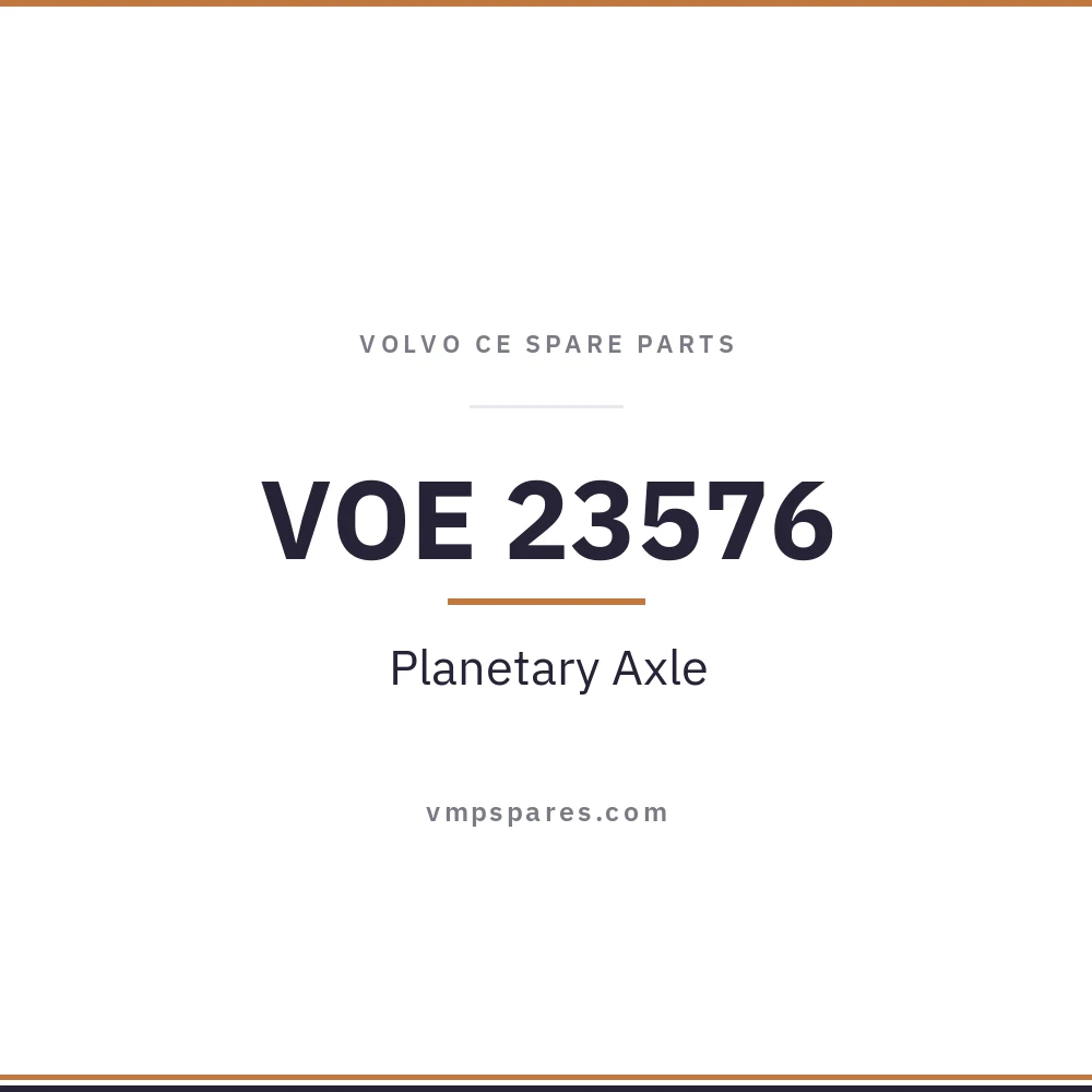 VOE 23576 – Planetary Axle