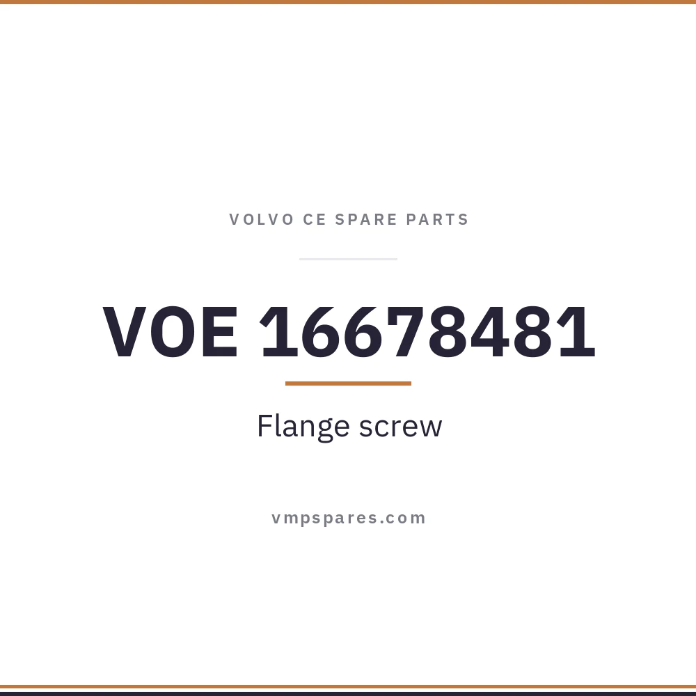 VOE 16678481 – Flange screw