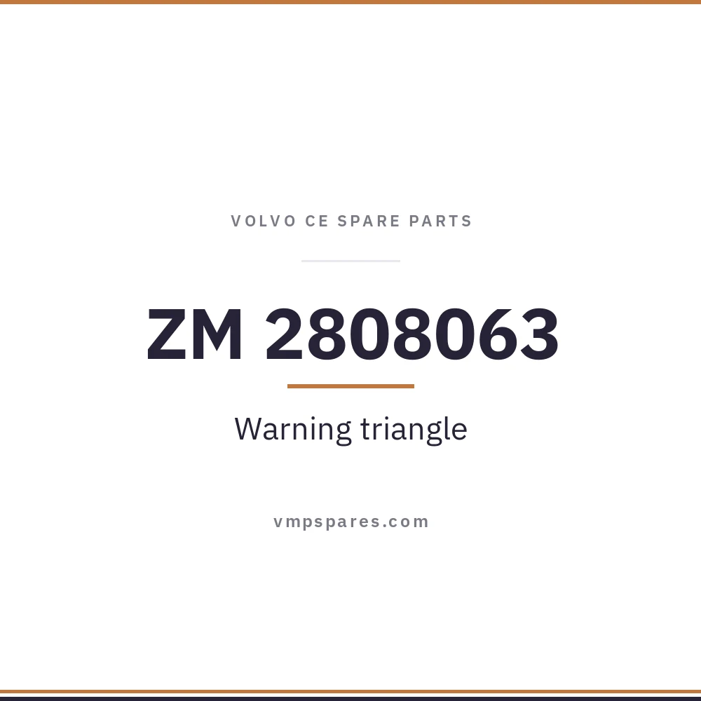 ZM 2808063 – Warning triangle