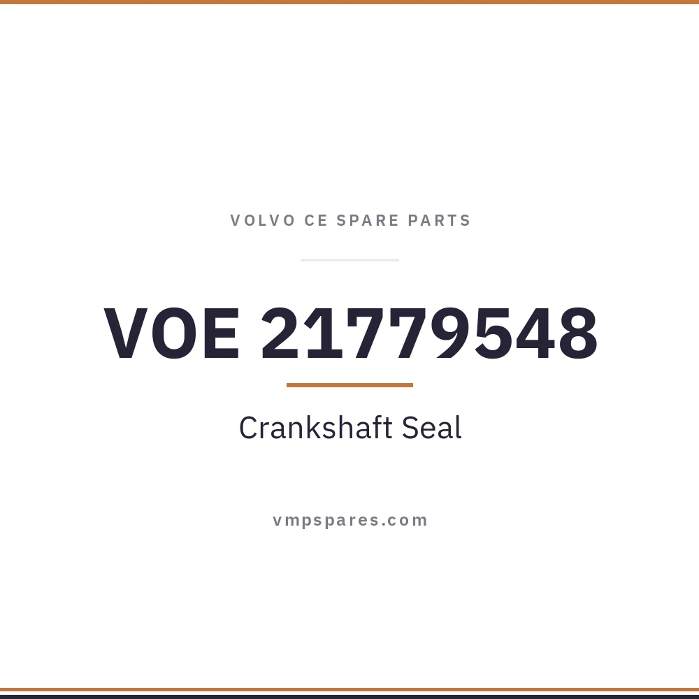 VOE 21779548 – Crankshaft Seal