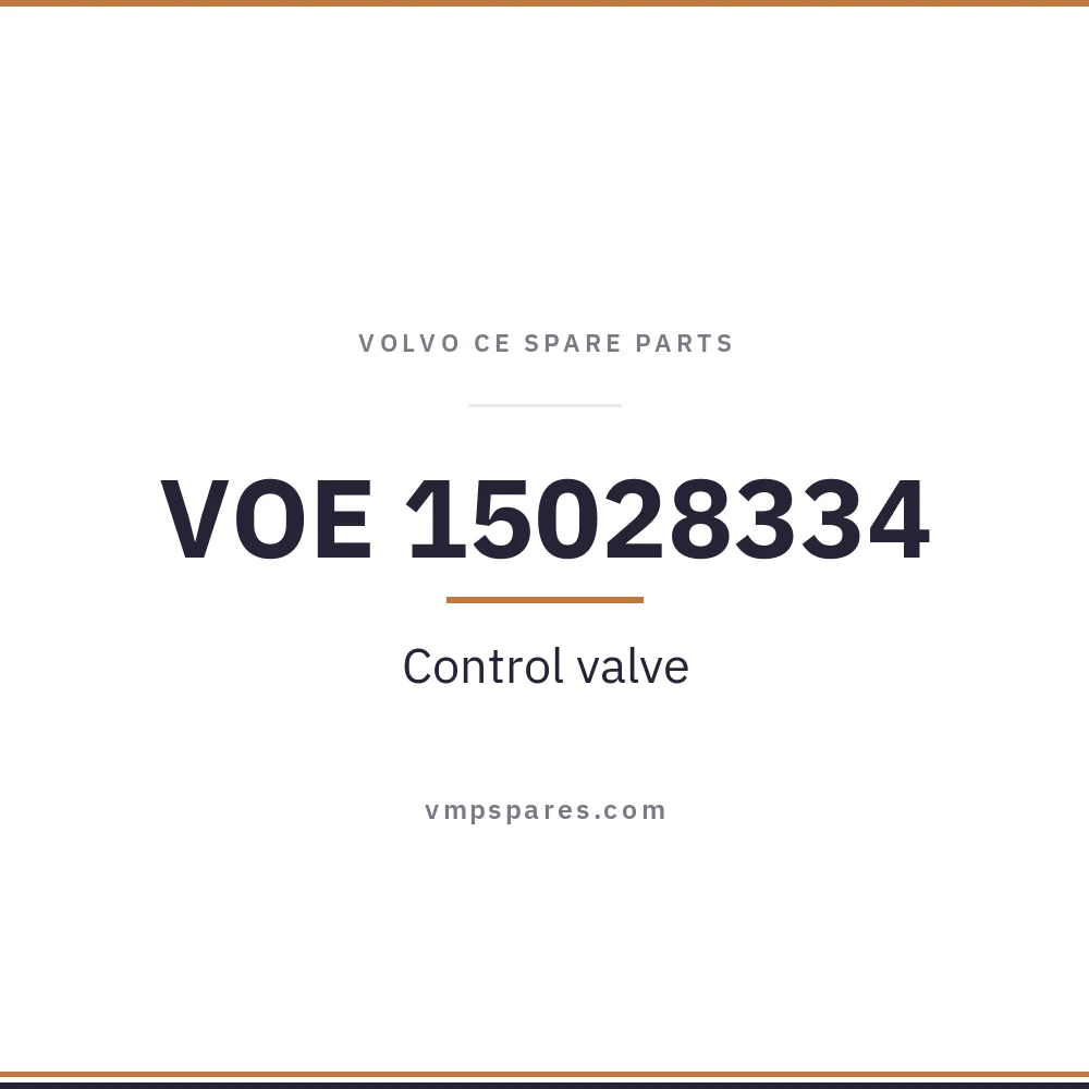 VOE 15028334 – Control valve