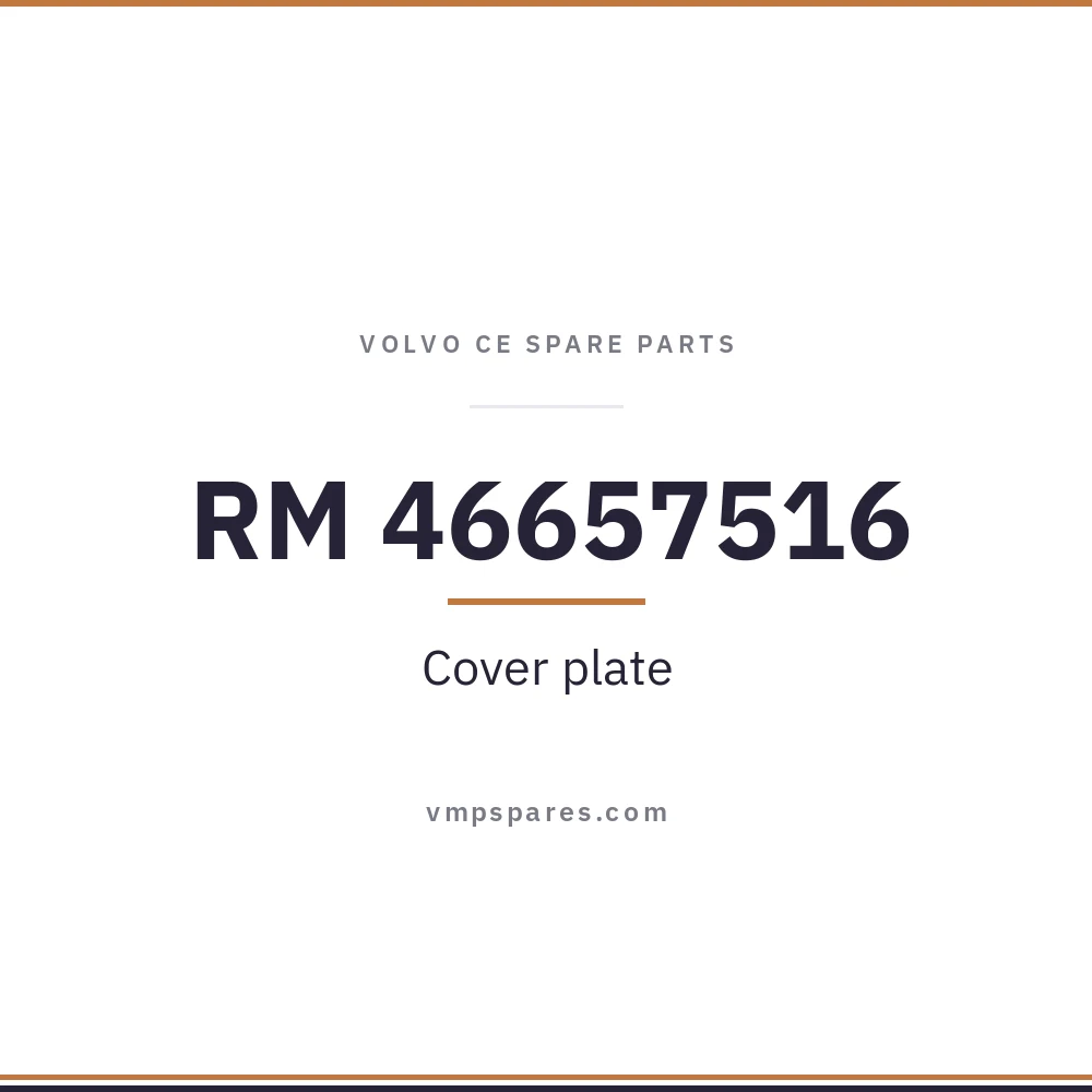 RM 46657516 – Cover plate