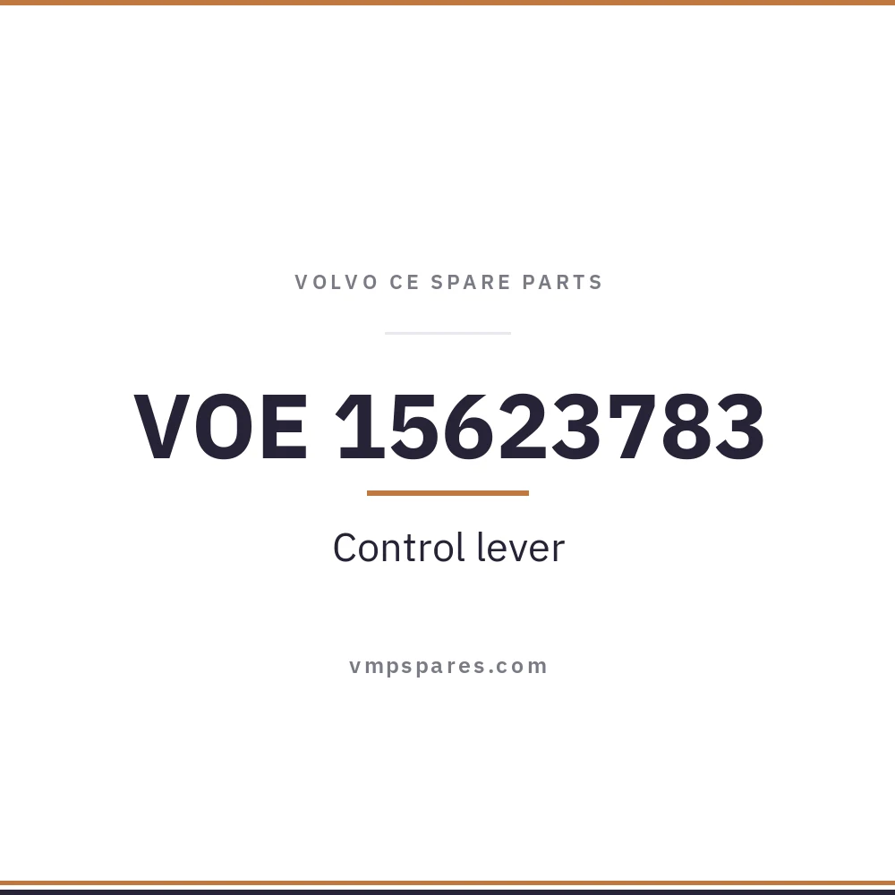 VOE 15623783 – Control lever