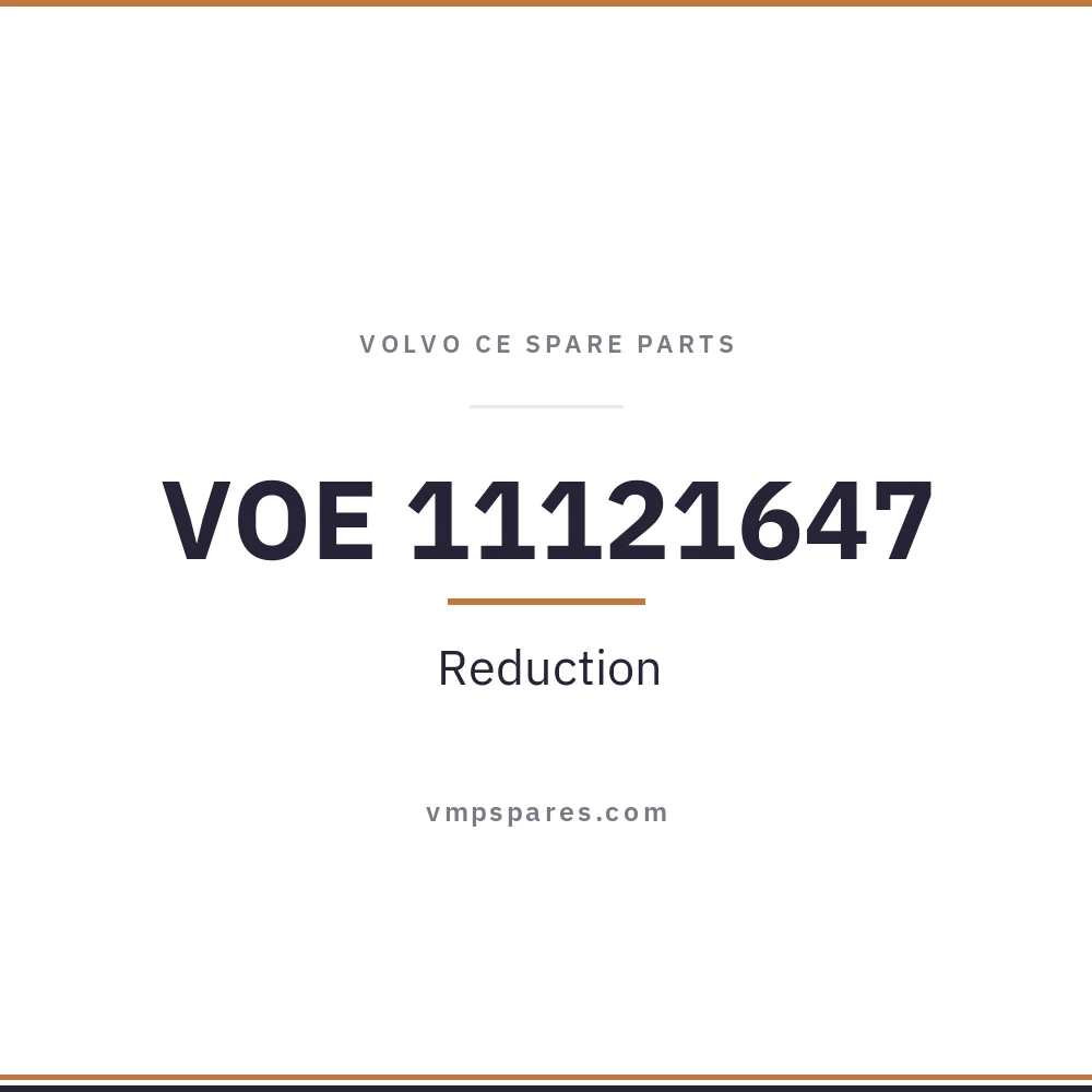 VOE 11121647 – Reduction