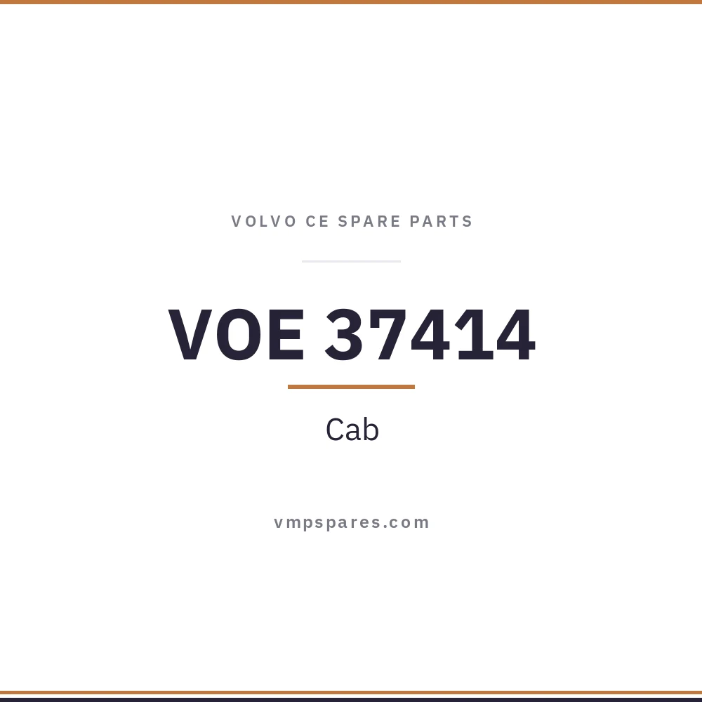 VOE 37414 – Cab