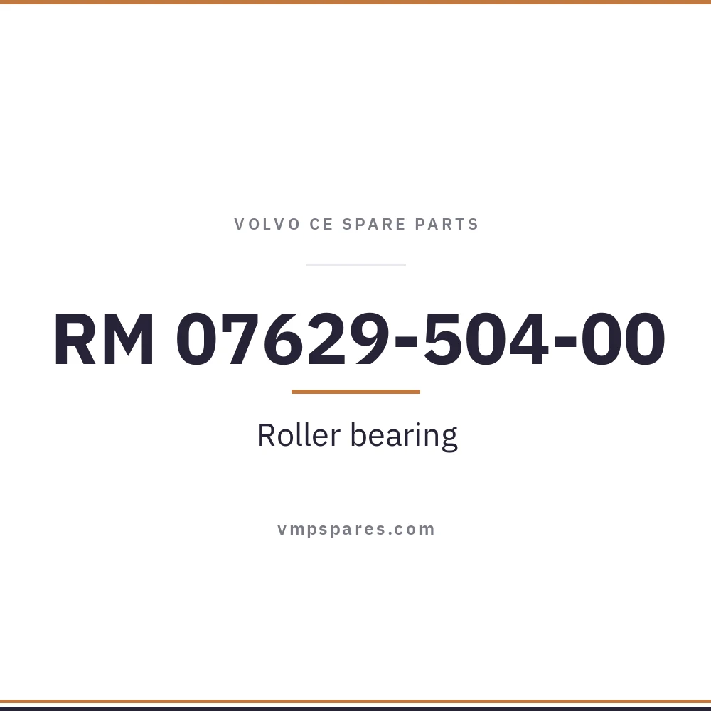 RM 07629-504-00 – Roller bearing