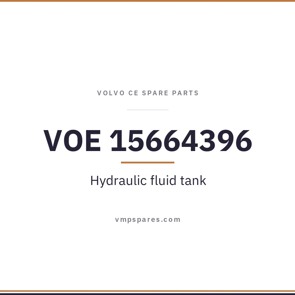 VOE 15664396 – Hydraulic fluid tank