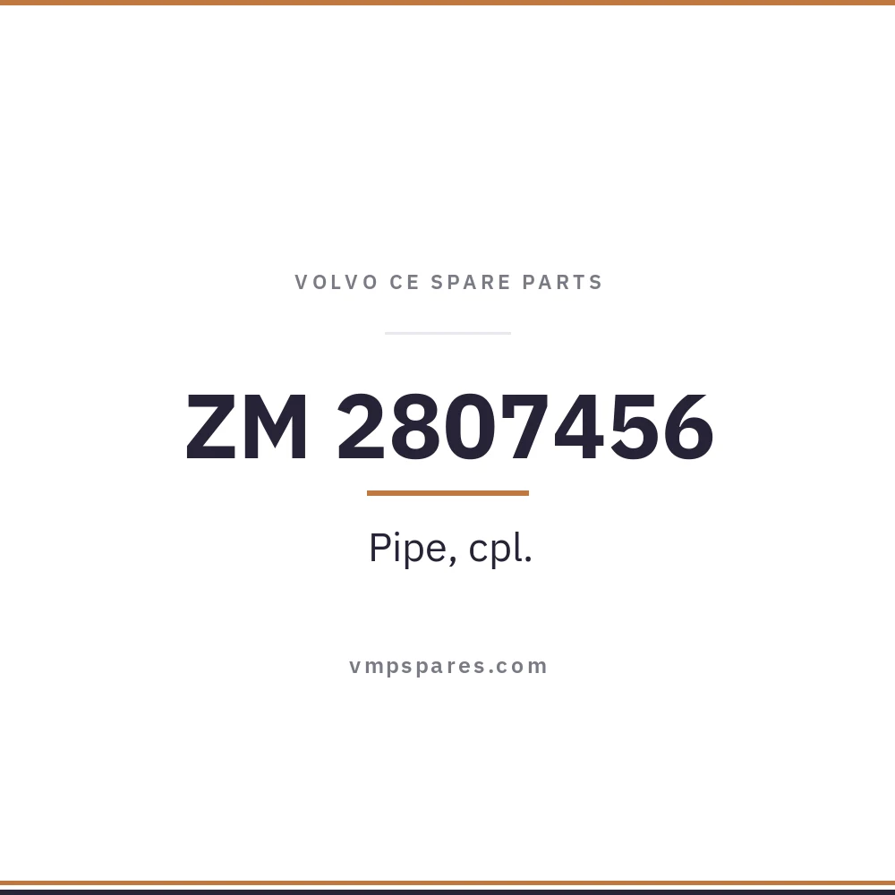 ZM 2807456 – Pipe, cpl.