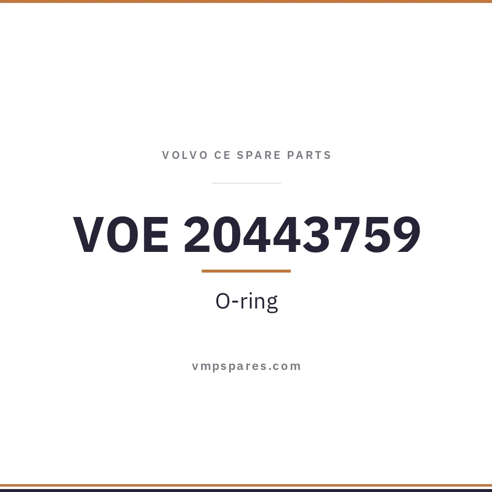 VOE 20443759 – O-ring