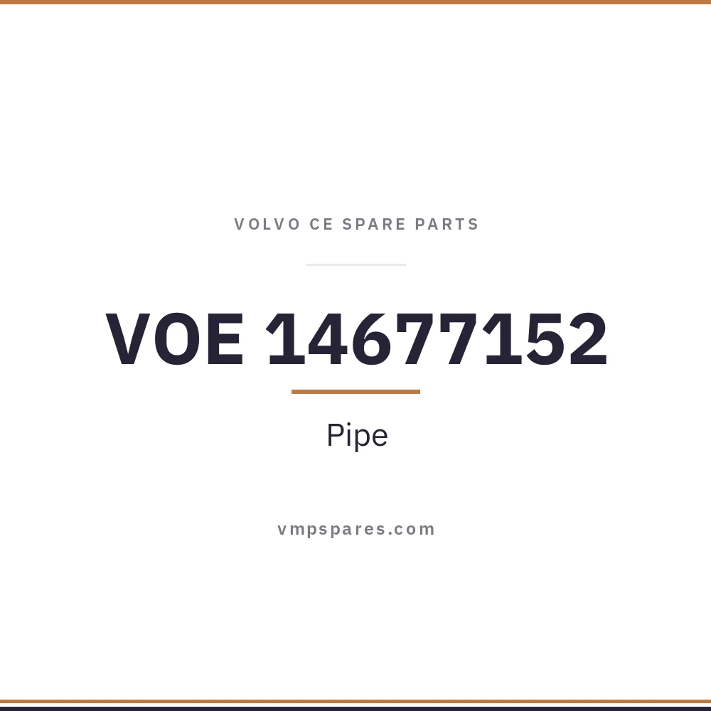 VOE 14677152 – Pipe