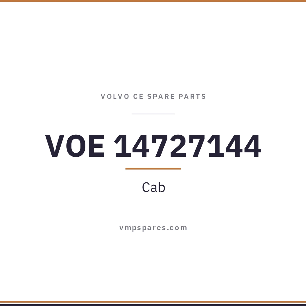 VOE 14727144 – Cab