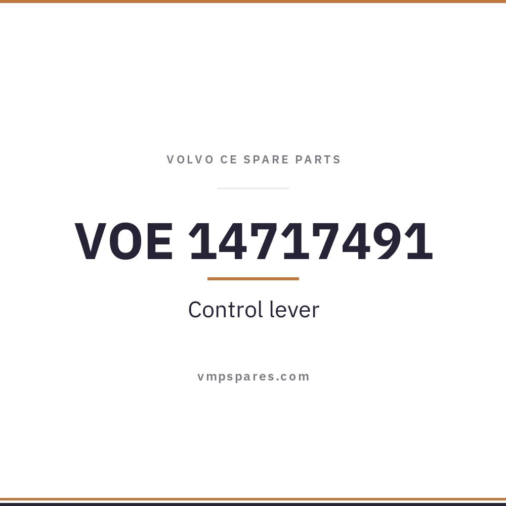 VOE 14717491 – Control lever